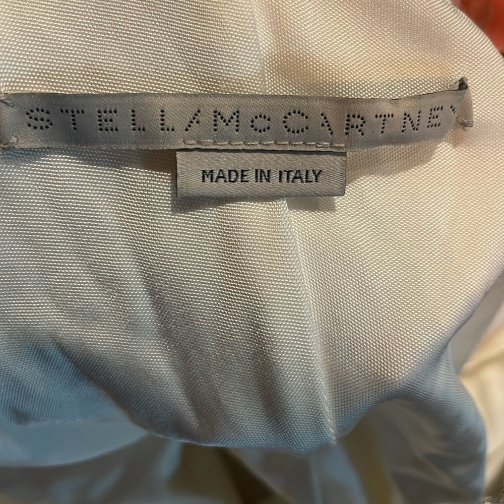 Stella McCartney Embellished Rope viscose stretchy gown cutout dress White - Picture 5 of 7